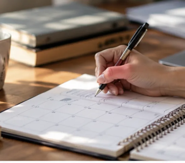 Regular professional supervision planning and reflective practice schedule
